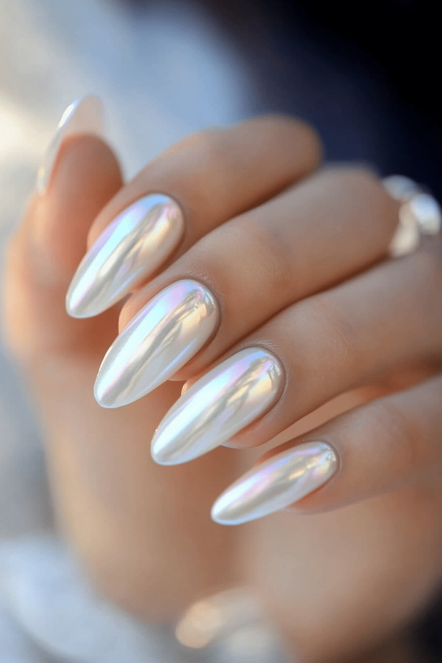 6. Metallic Mirror Shine (Nail Design Ideas) - Nail Design Ideas