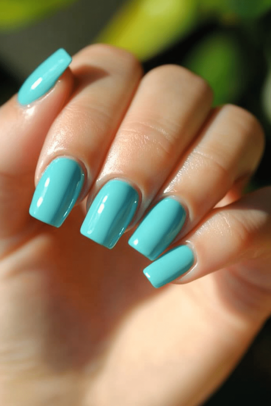 7. Tiffany Blue Delight (Nail Design Ideas) - Nail Design Ideas