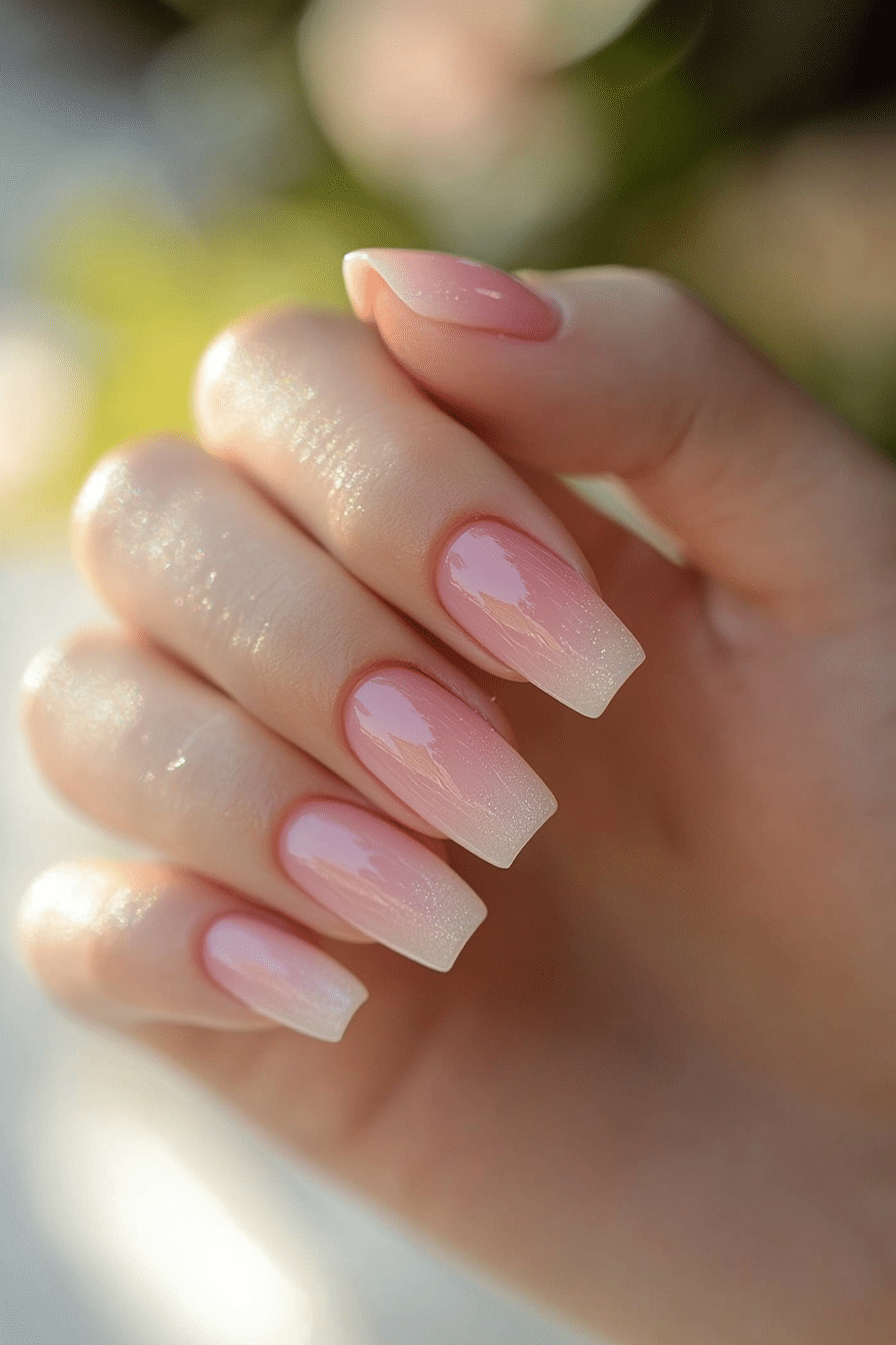 10. Blush Ombre Magic (Homecoming Nail Design Ideas) - Homecoming Nail Design Ideas