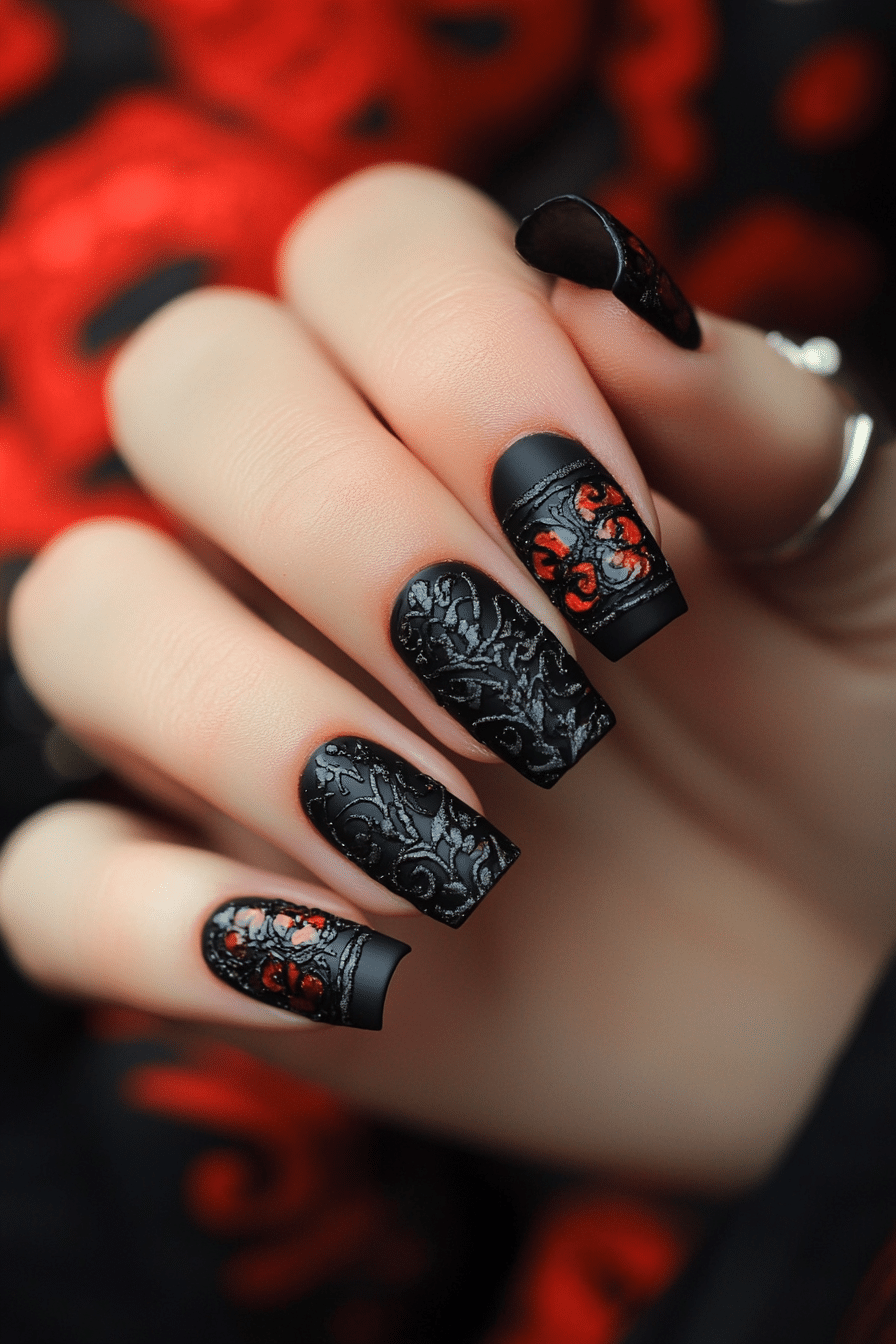 13. Barro Negro Elegance (Mexico Nail Design Ideas) - Mexico Nail Design Ideas
