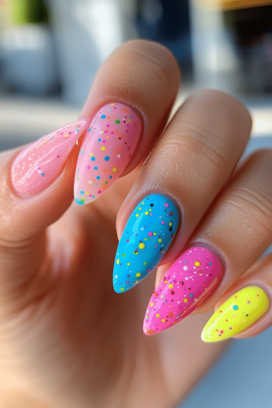 16. Bubblegum Pop (Summer Nail Design Ideas) - Summer Nail Design Ideas