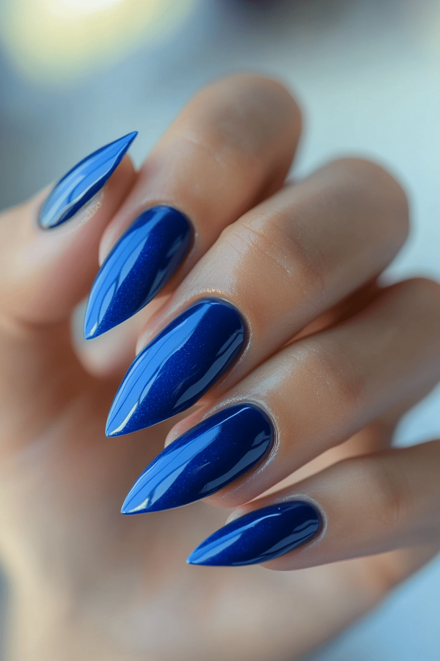 22. Electric Blue Vibes (Summer Nail Design Ideas) - Summer Nail Design Ideas